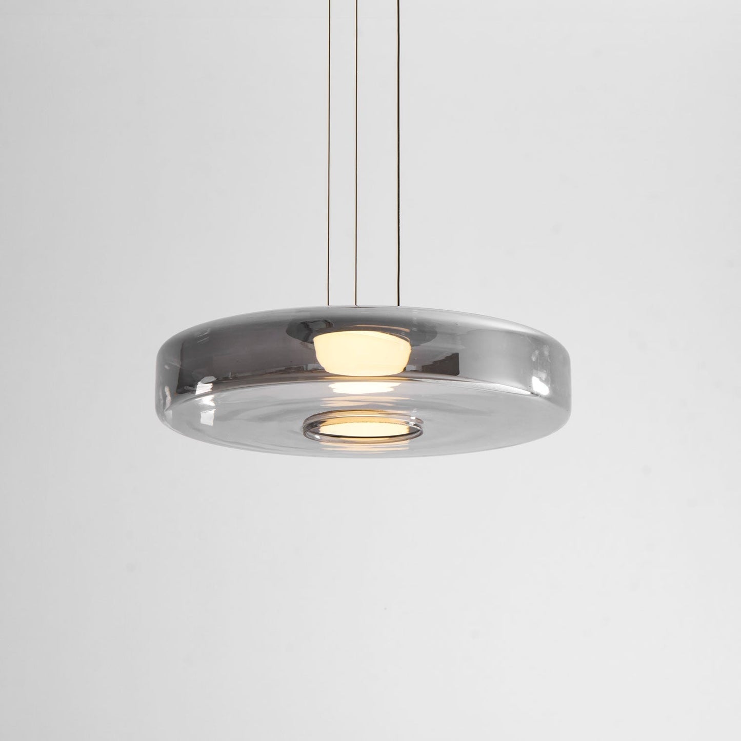 Kyntalor | Gelaagde Cirkelvormige Artistieke Glazen Hanglamp