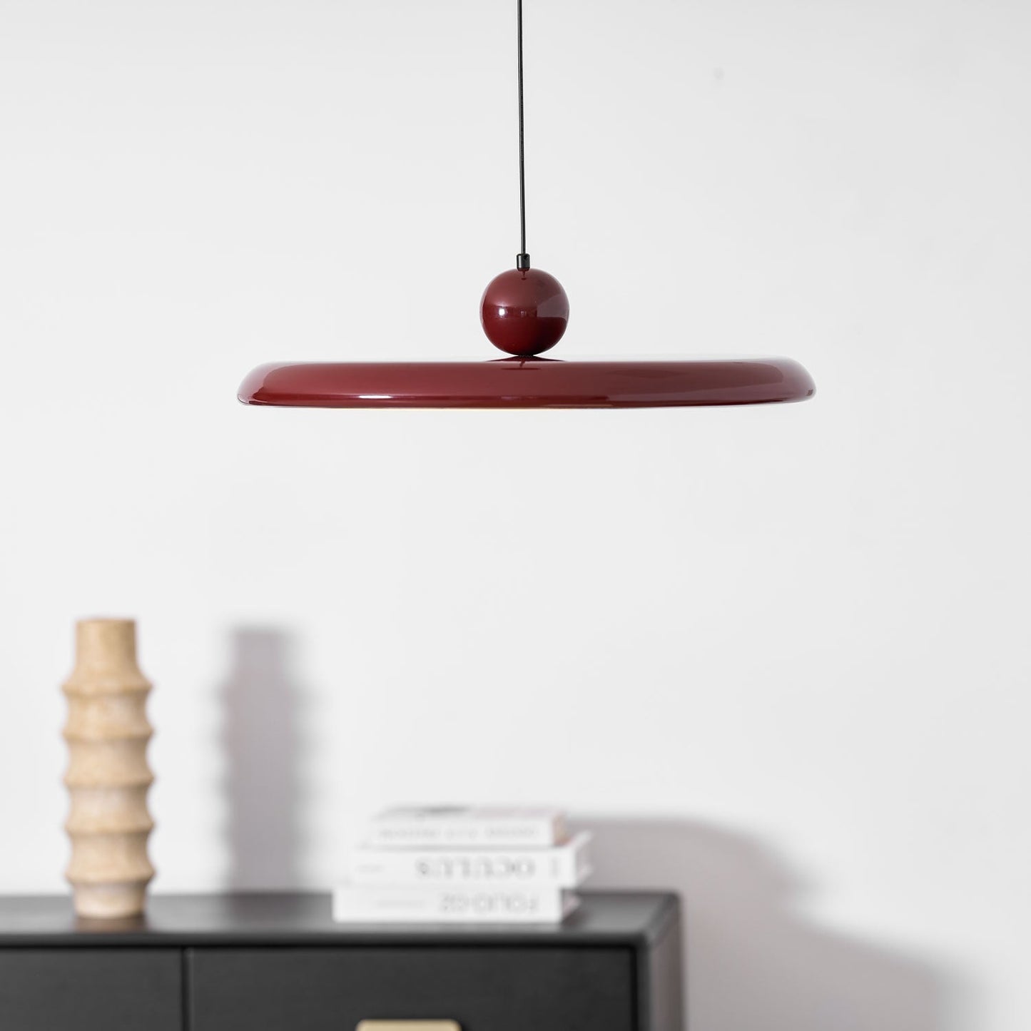 Belvador | Geometrische cirkelvormige silhouet zwevende hanglamp