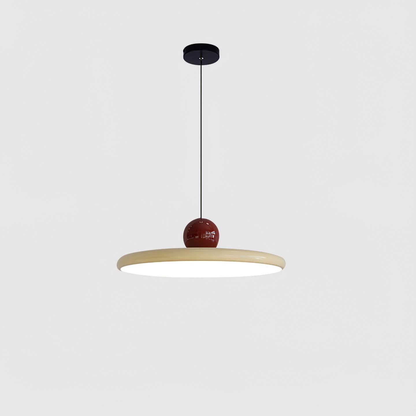 Belvador | Geometrische cirkelvormige silhouet zwevende hanglamp