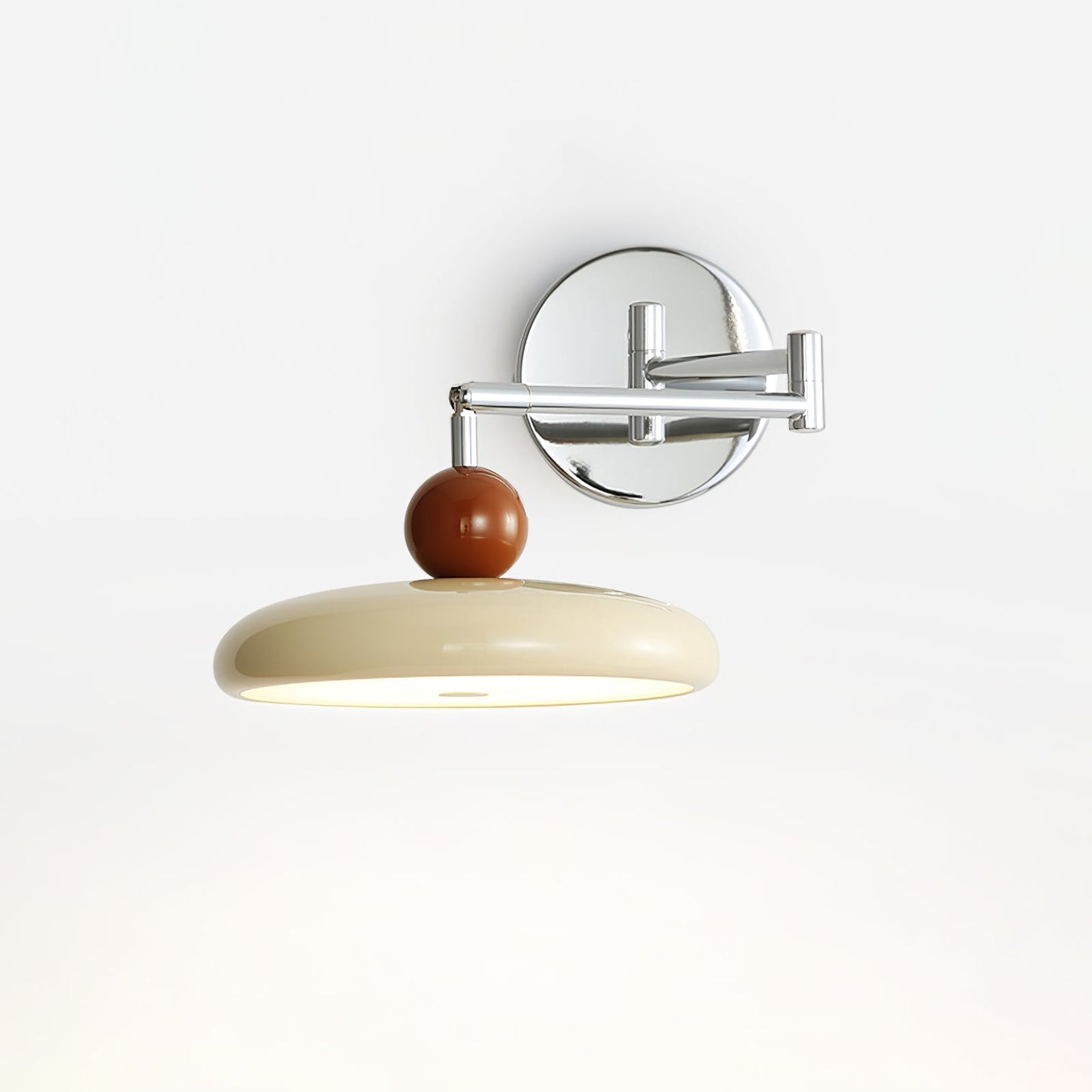 Zondrak | Geometrische Ronde Schotel Gemonteerde Accent Wandlamp