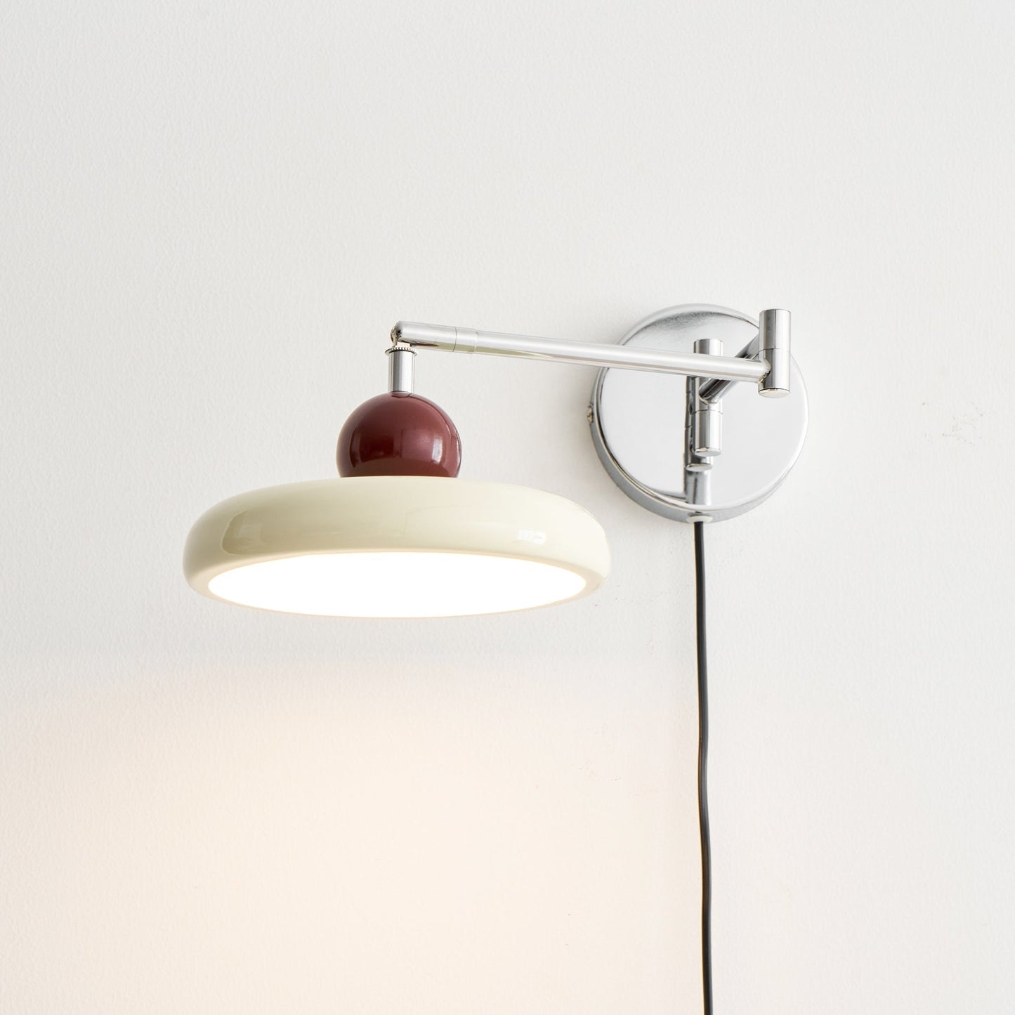 Zondrak | Geometrische Ronde Schotel Gemonteerde Accent Wandlamp