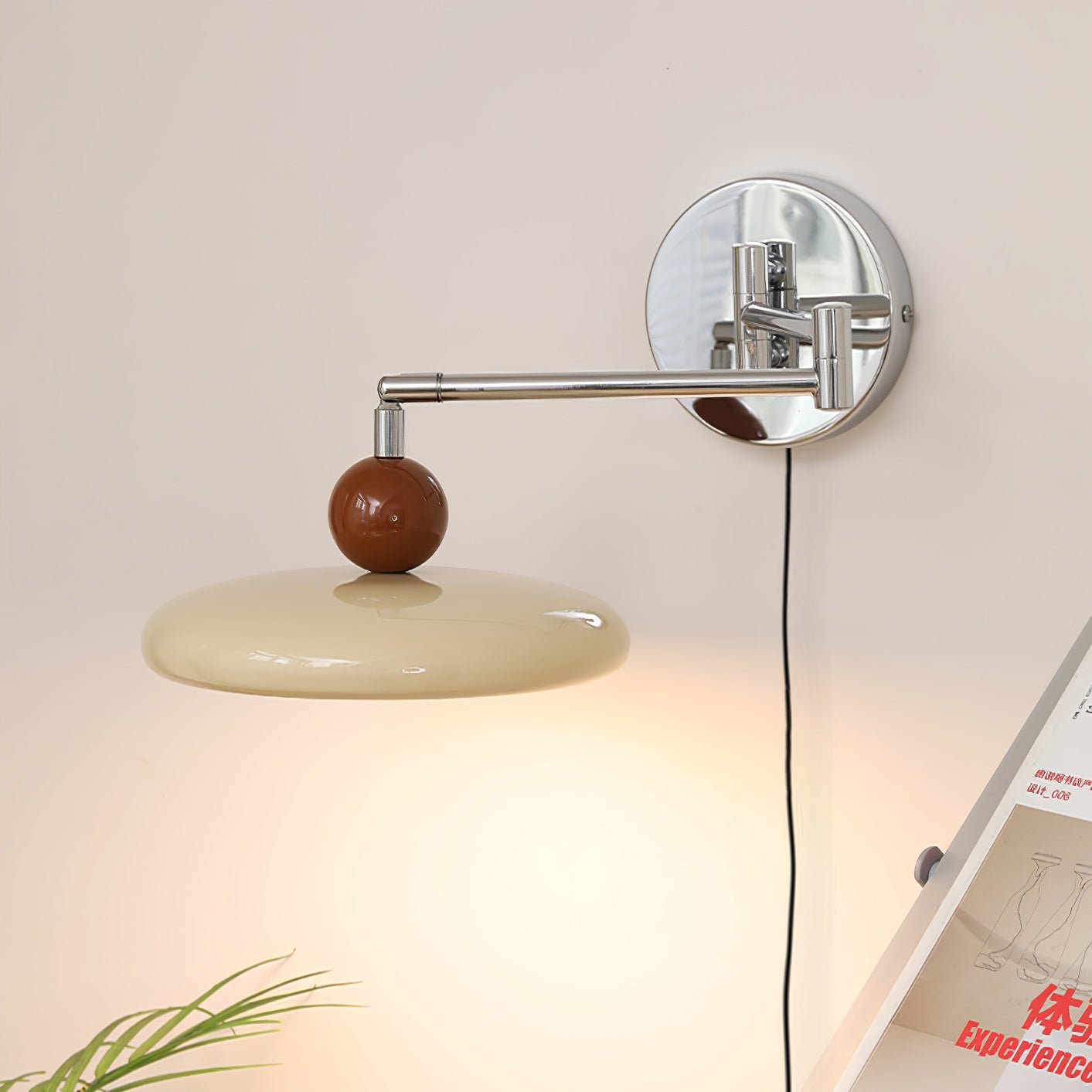 Zondrak | Geometrische Ronde Schotel Gemonteerde Accent Wandlamp