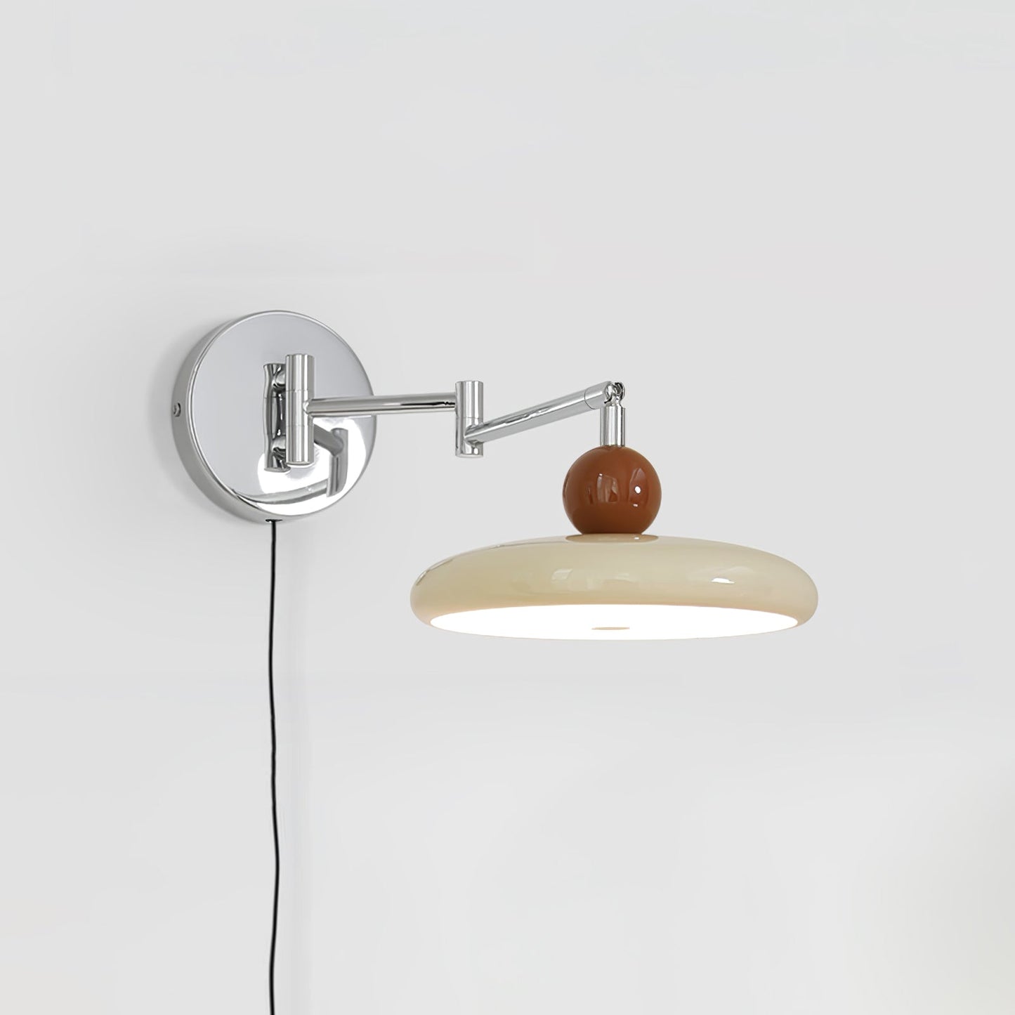 Zondrak | Geometrische Ronde Schotel Gemonteerde Accent Wandlamp