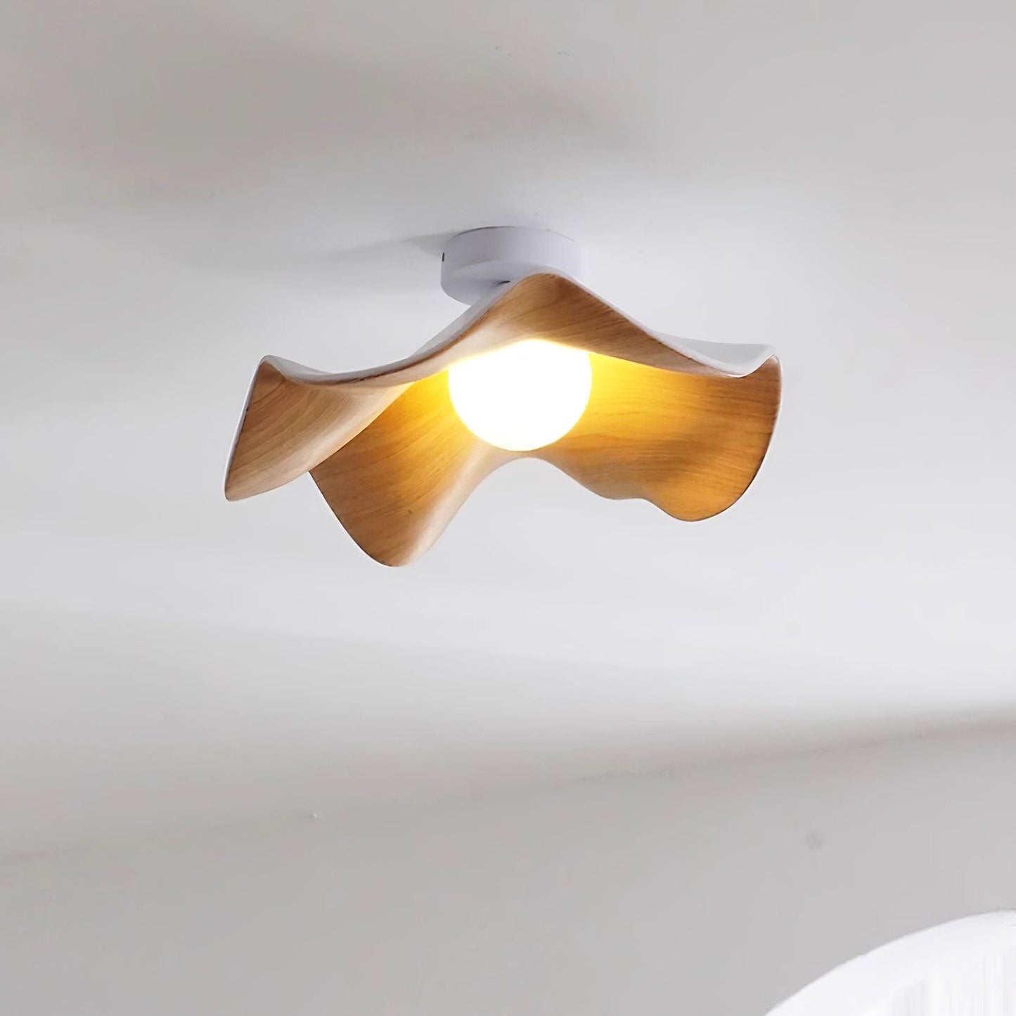 Calisthra | Biophilische gelaagde golf opbouw plafondlamp