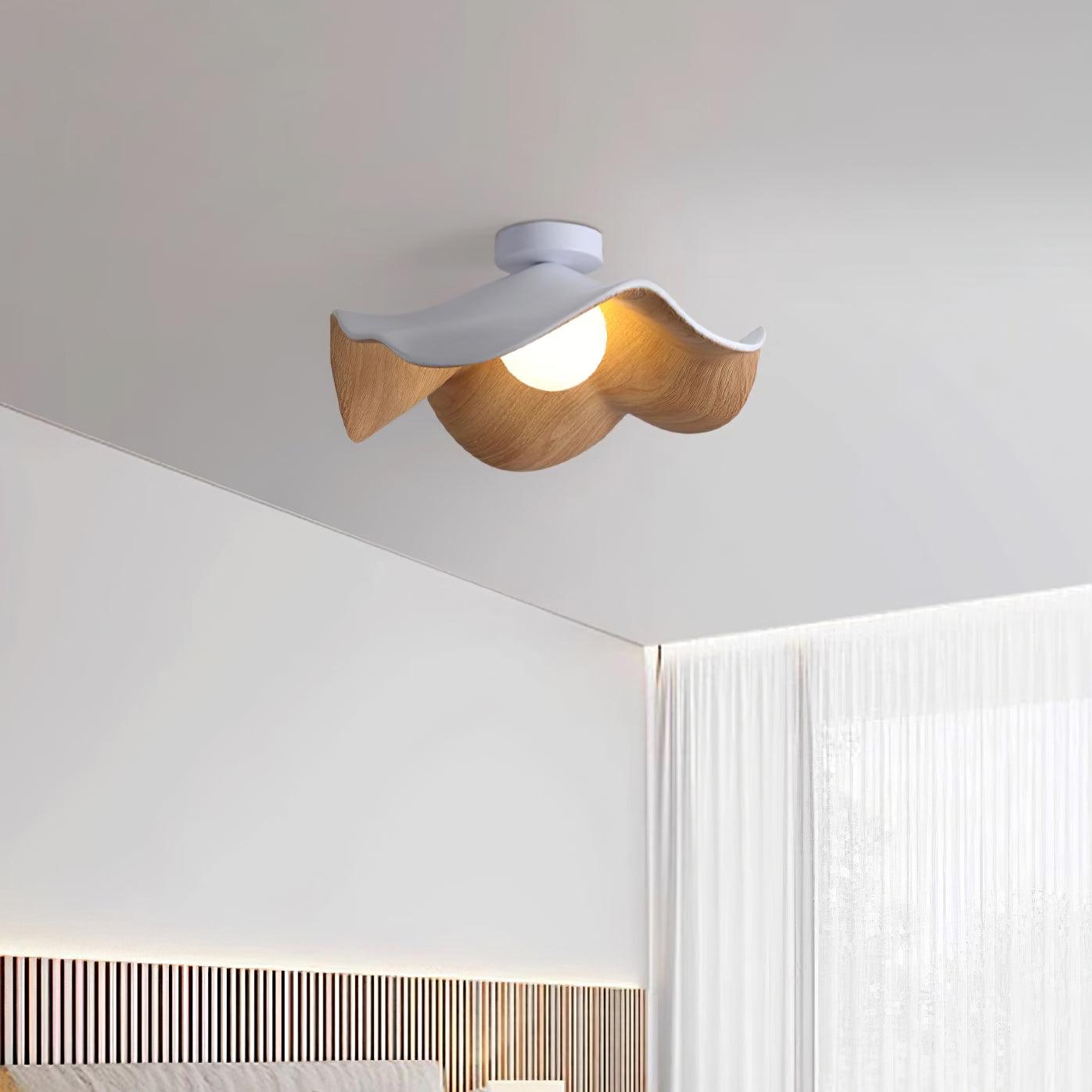Calisthra | Biophilische gelaagde golf opbouw plafondlamp