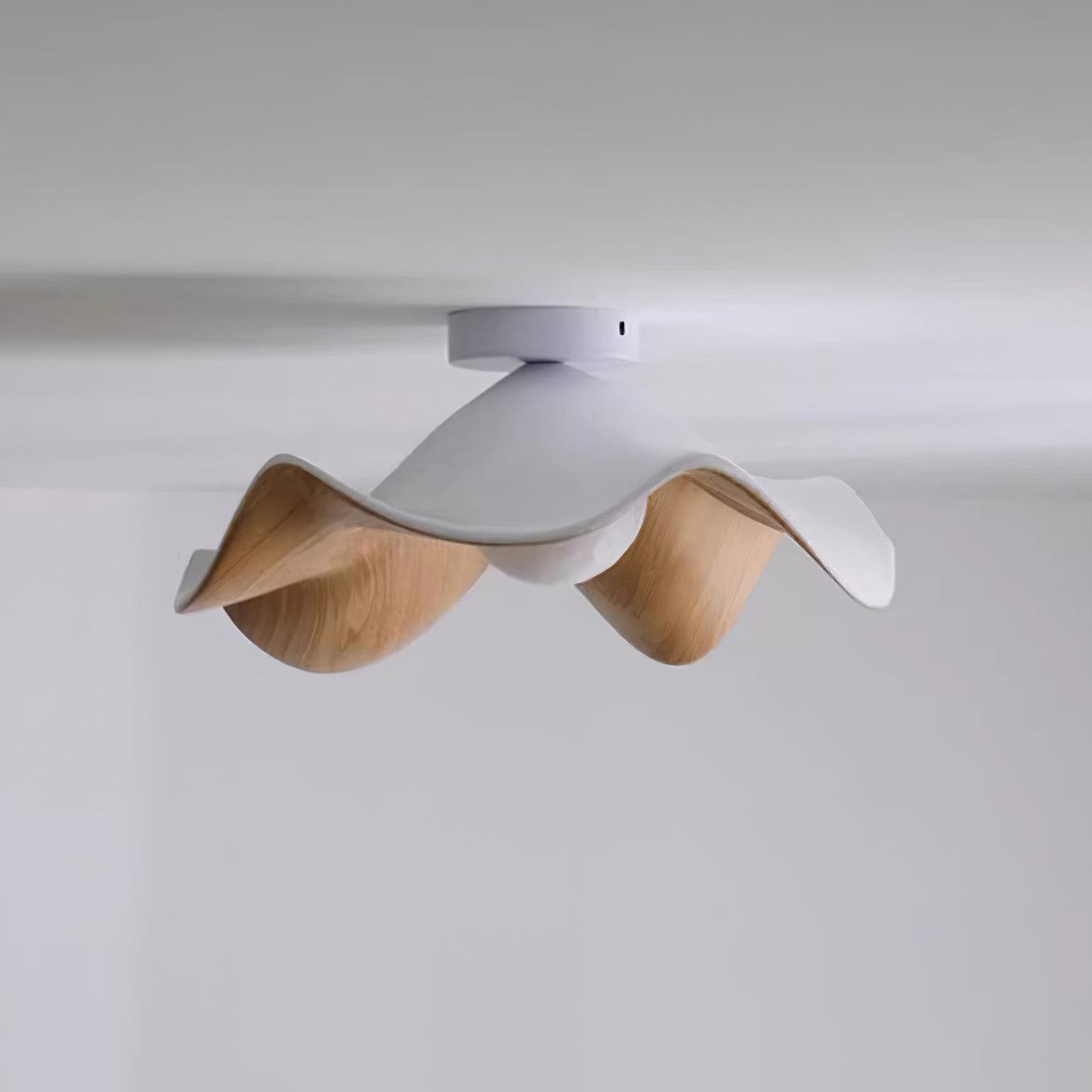 Calisthra | Biophilische gelaagde golf opbouw plafondlamp