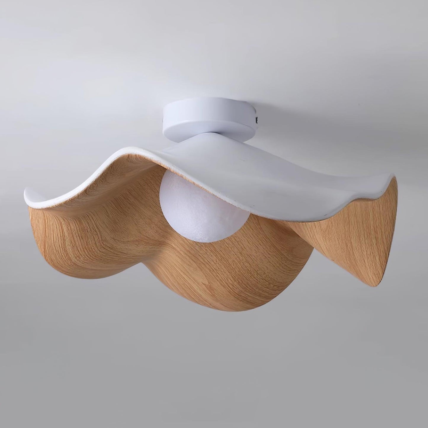 Calisthra | Biophilische gelaagde golf opbouw plafondlamp