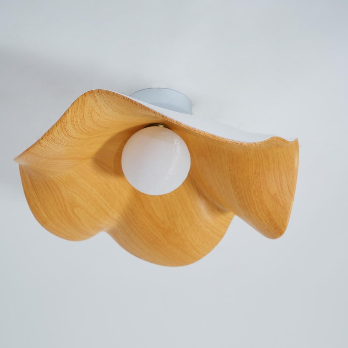Calisthra | Biophilische gelaagde golf opbouw plafondlamp