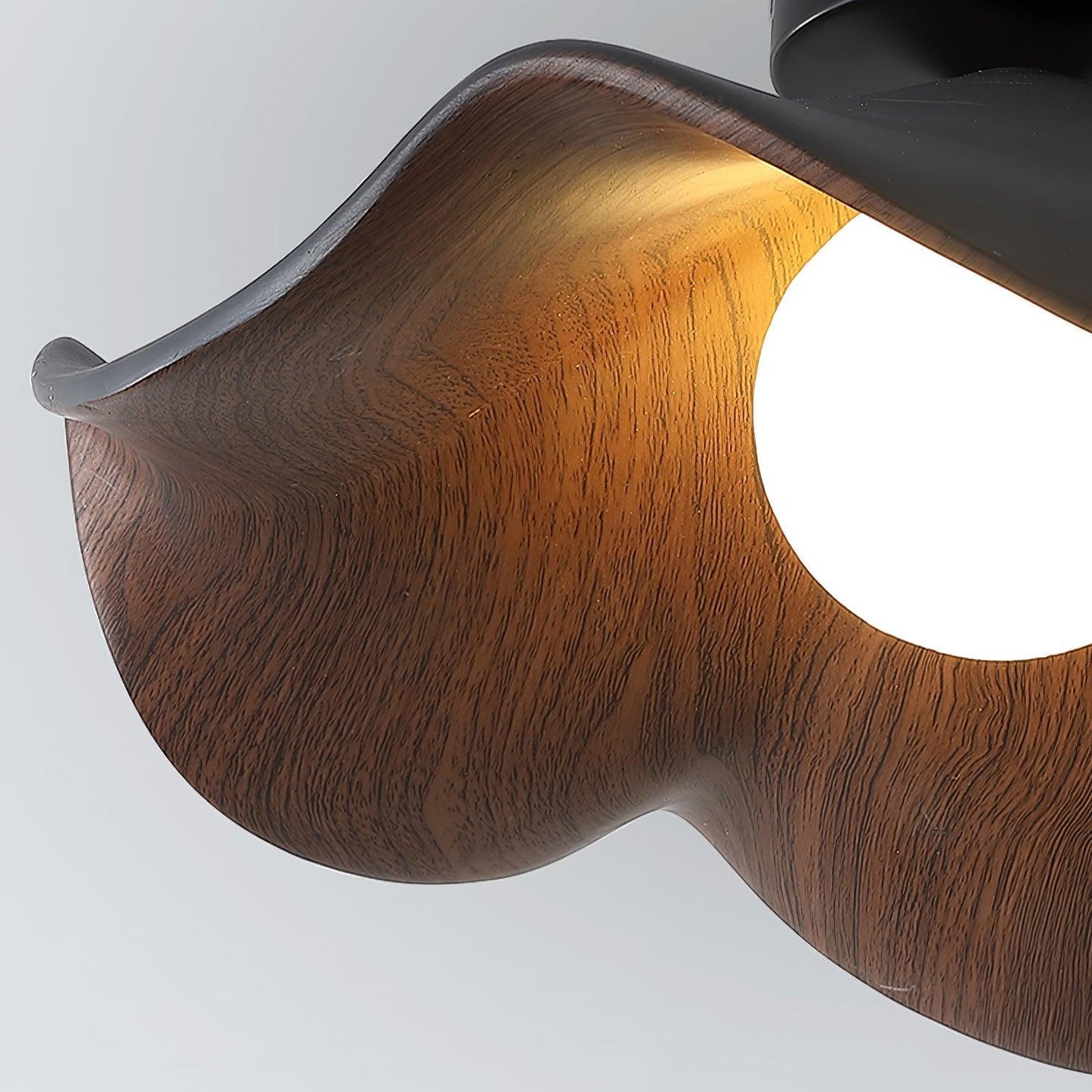 Calisthra | Biophilische gelaagde golf opbouw plafondlamp