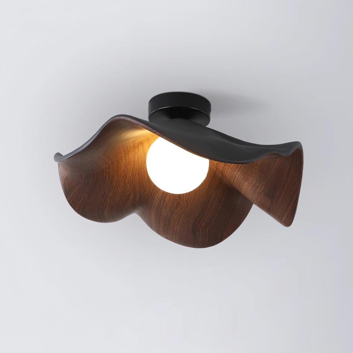 Calisthra | Biophilische gelaagde golf opbouw plafondlamp