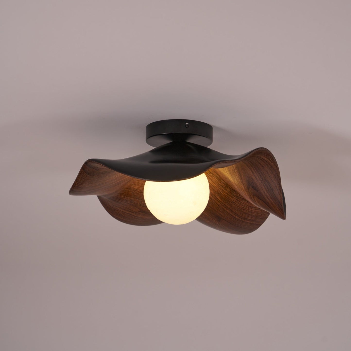 Calisthra | Biophilische gelaagde golf opbouw plafondlamp