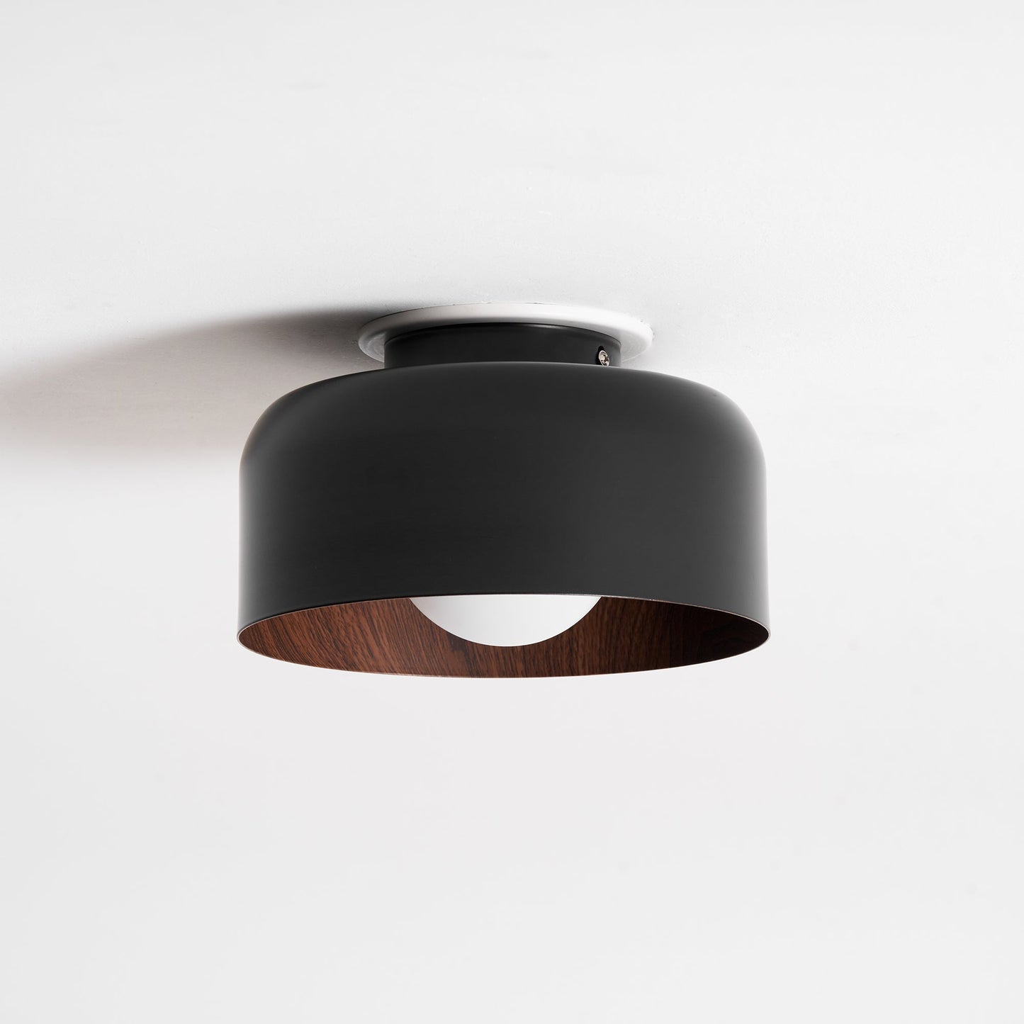Vervante | Architectonische Gebogen Houtnerf Gestructureerde Plafondlamp