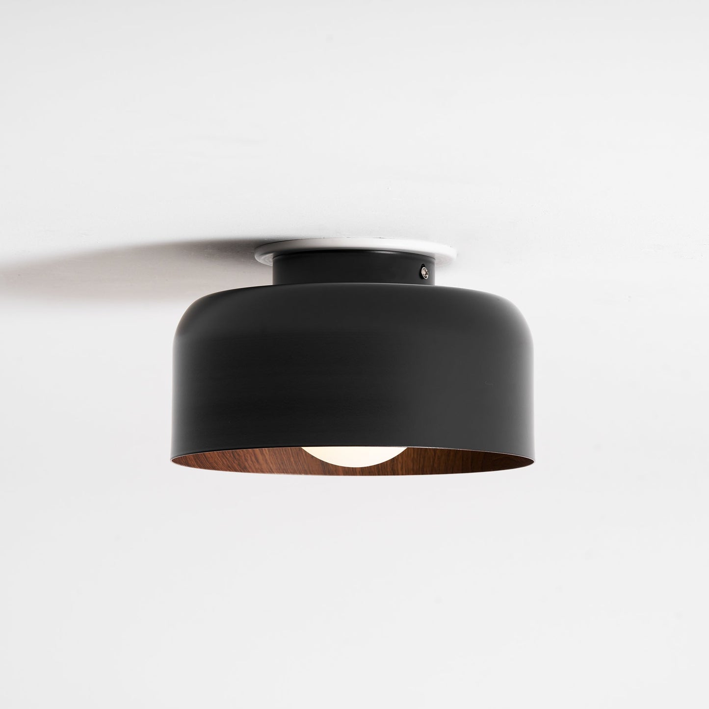 Vervante | Architectonische Gebogen Houtnerf Gestructureerde Plafondlamp