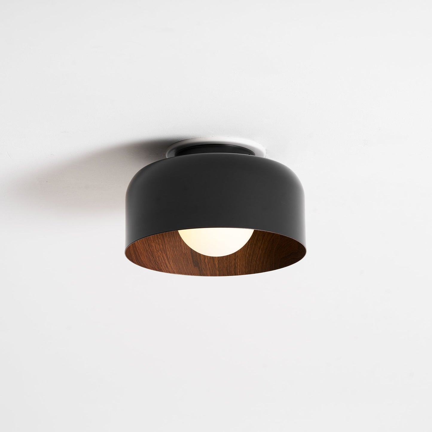 Vervante | Architectonische Gebogen Houtnerf Gestructureerde Plafondlamp