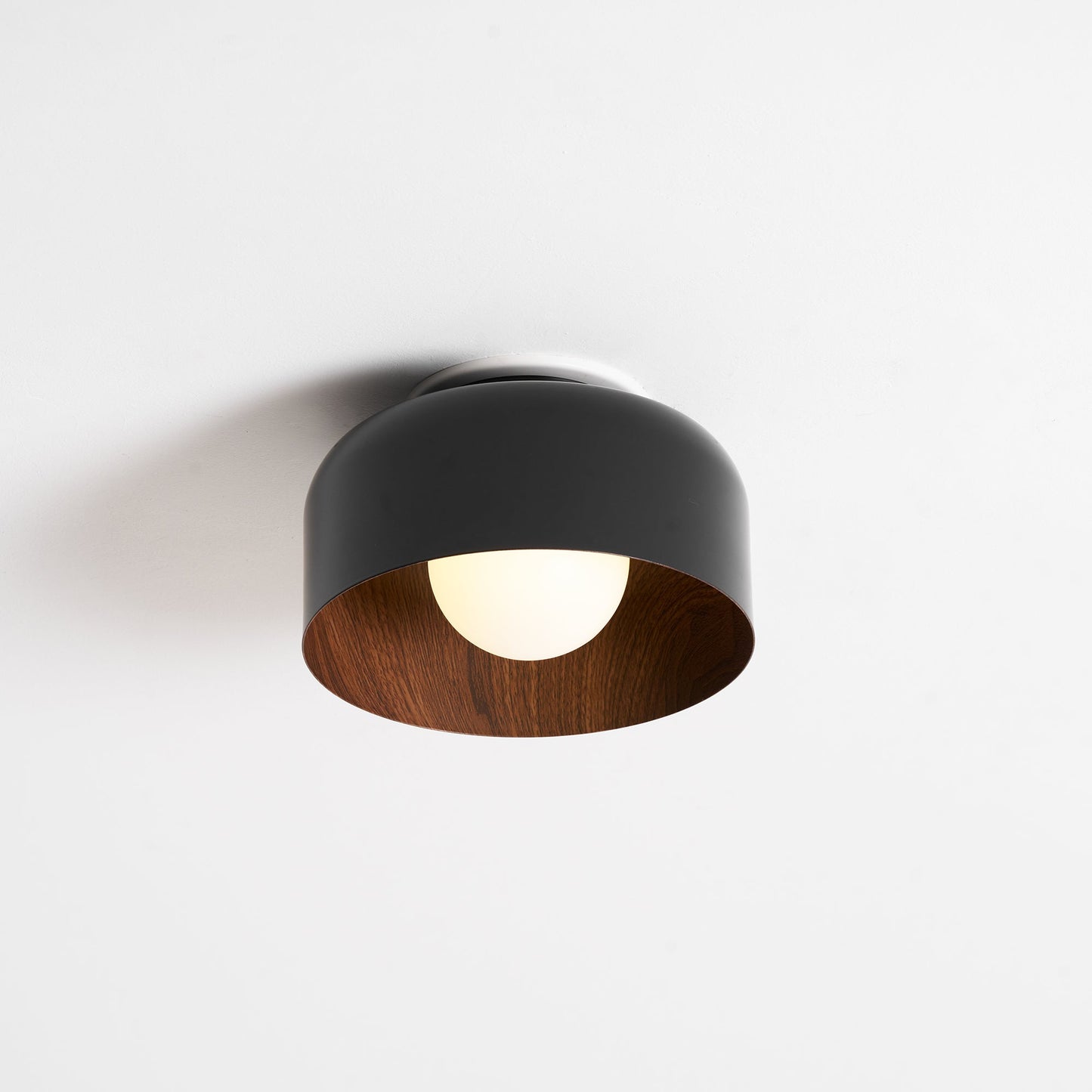 Vervante | Architectonische Gebogen Houtnerf Gestructureerde Plafondlamp