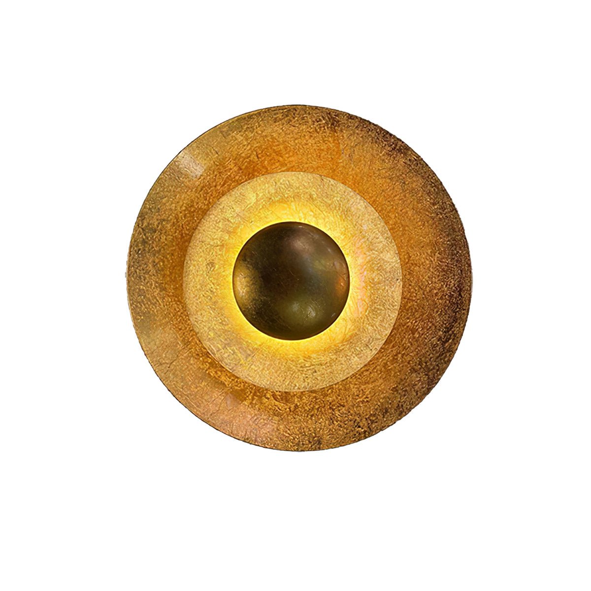 Aerish | Luxe Sculpturale Blad Vergulde Vintage Wandlamp