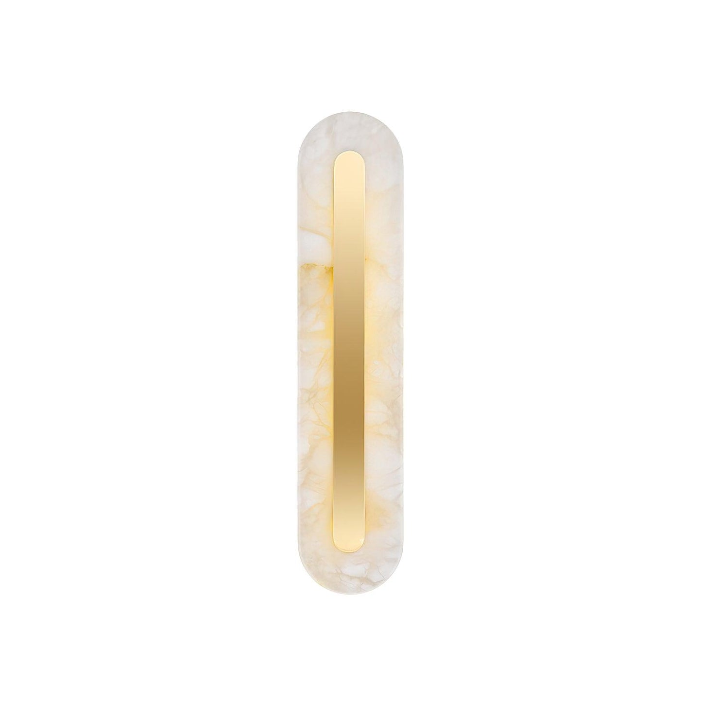 Corinthia | Albast cilindrische doorschijnende stenen wandlamp