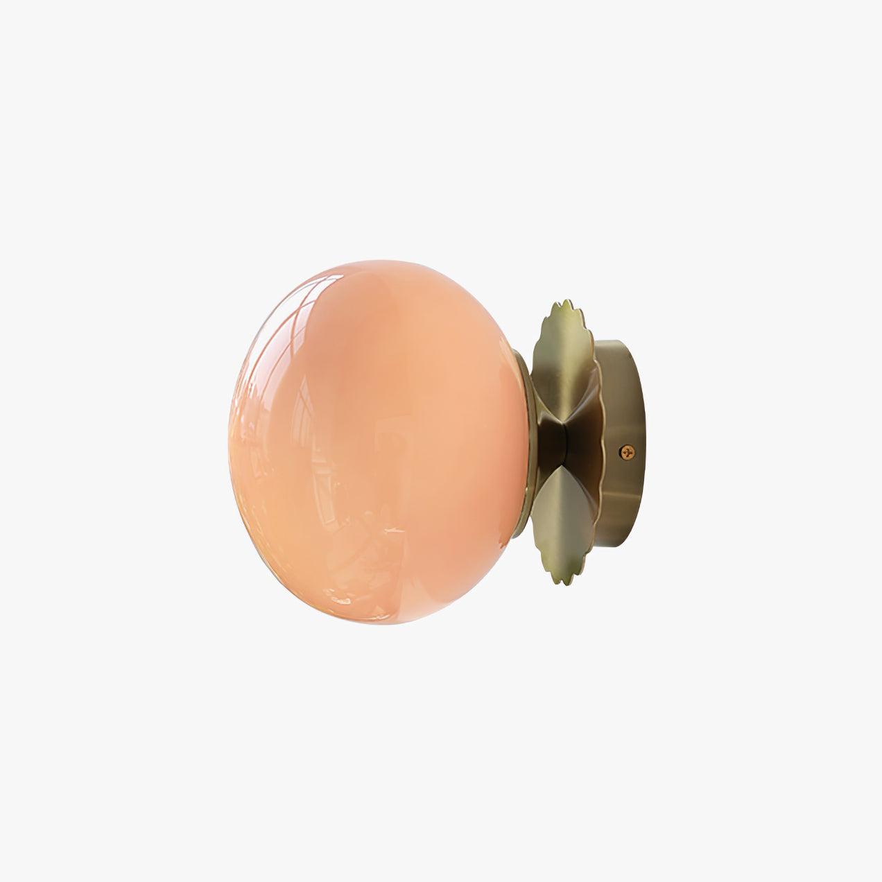 Galdromic | Sculpturale Matglazen Bol Wandlamp