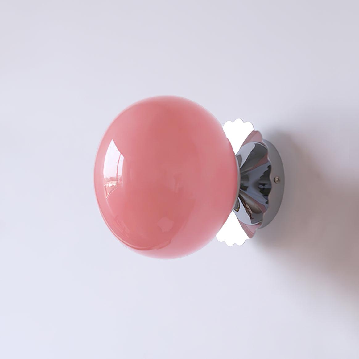 Galdromic | Sculpturale Matglazen Bol Wandlamp