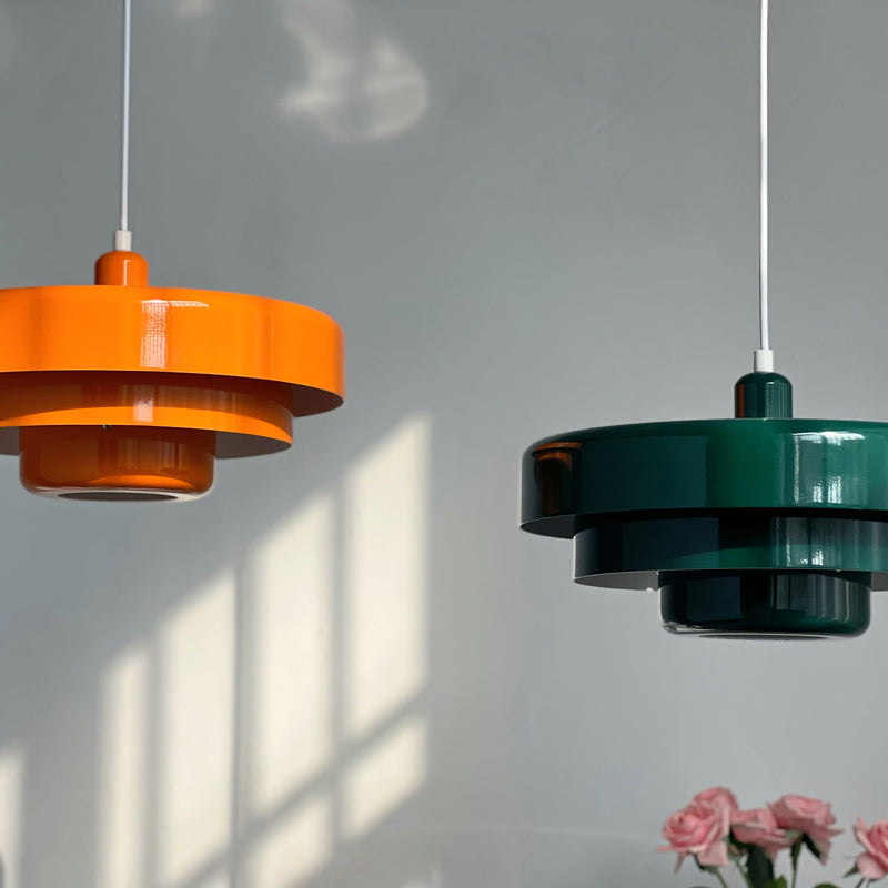 Retrova | Mid-Century Moderne Laaggedraaide IJzeren Hanglamp