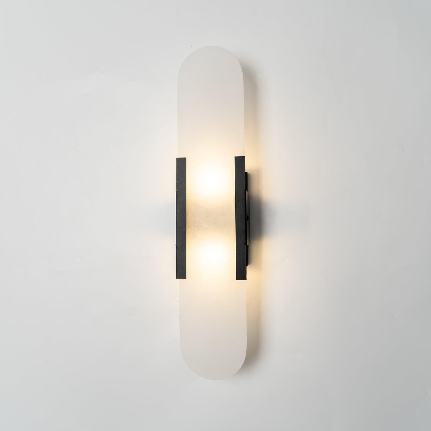 Ivalis | Moderne Verlengde Alabaster Steen Wandlamp