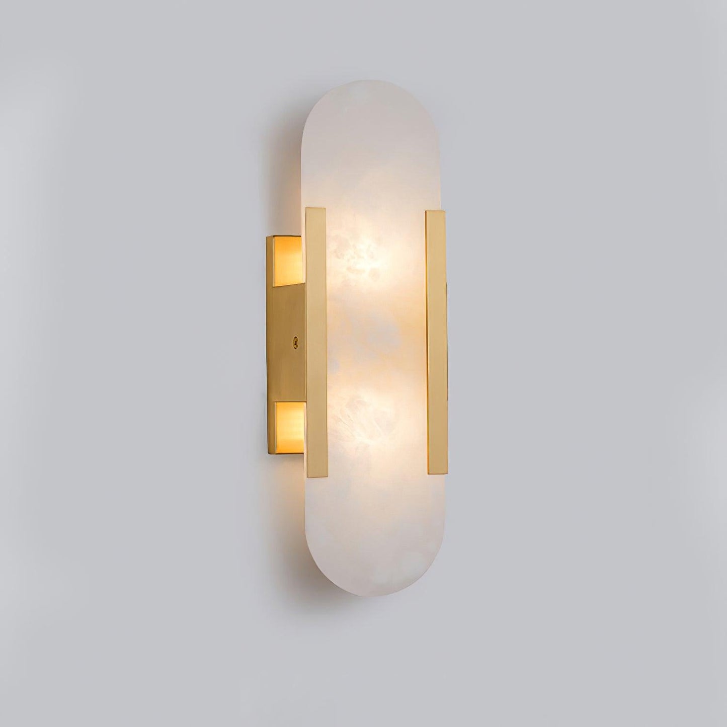 Ivalis | Moderne Verlengde Alabaster Steen Wandlamp