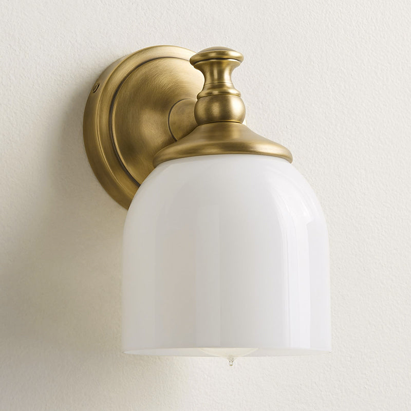 Lisaeth | Minimalistische Arm Wandlamp met Sferische Glazen Bol