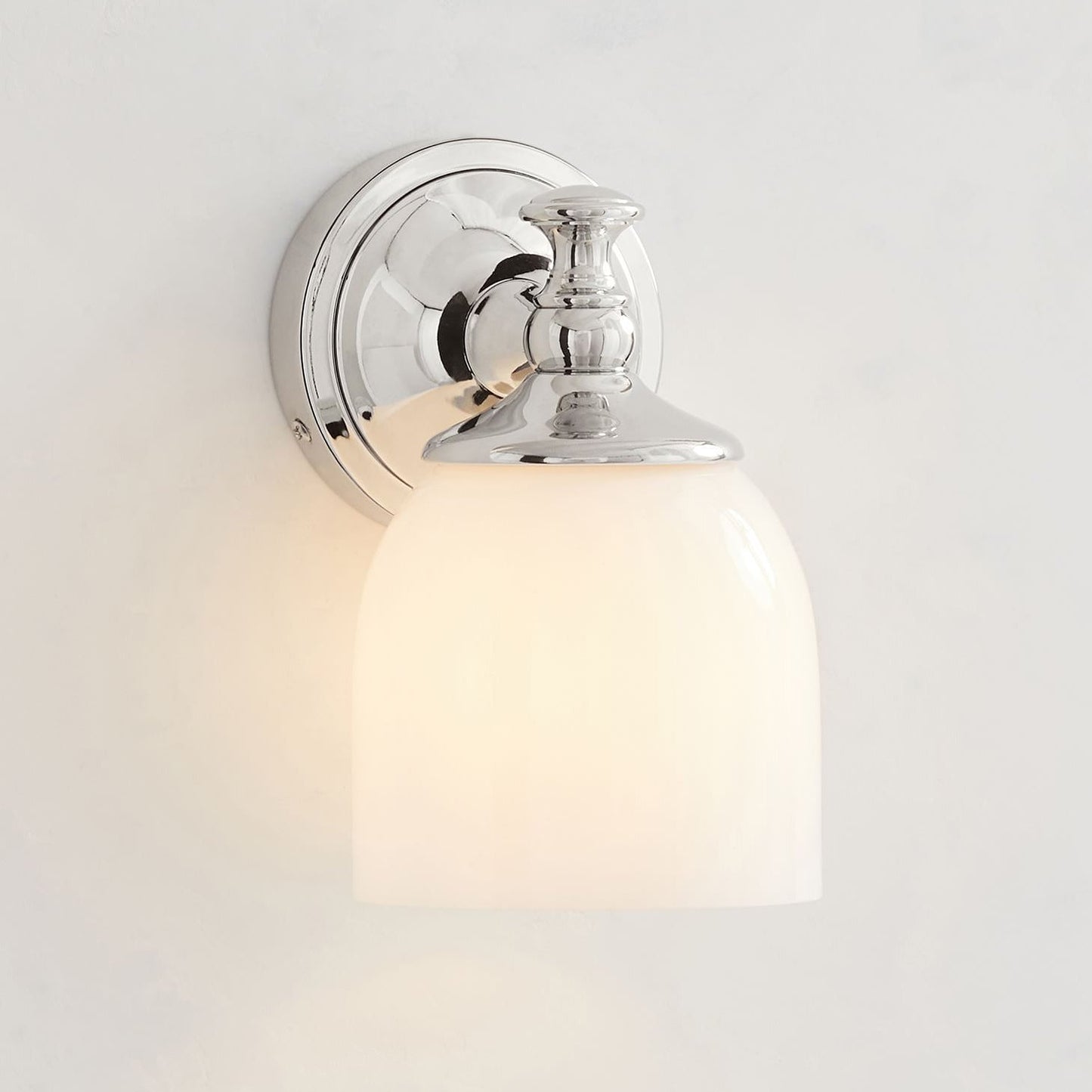 Lisaeth | Minimalistische Arm Wandlamp met Sferische Glazen Bol