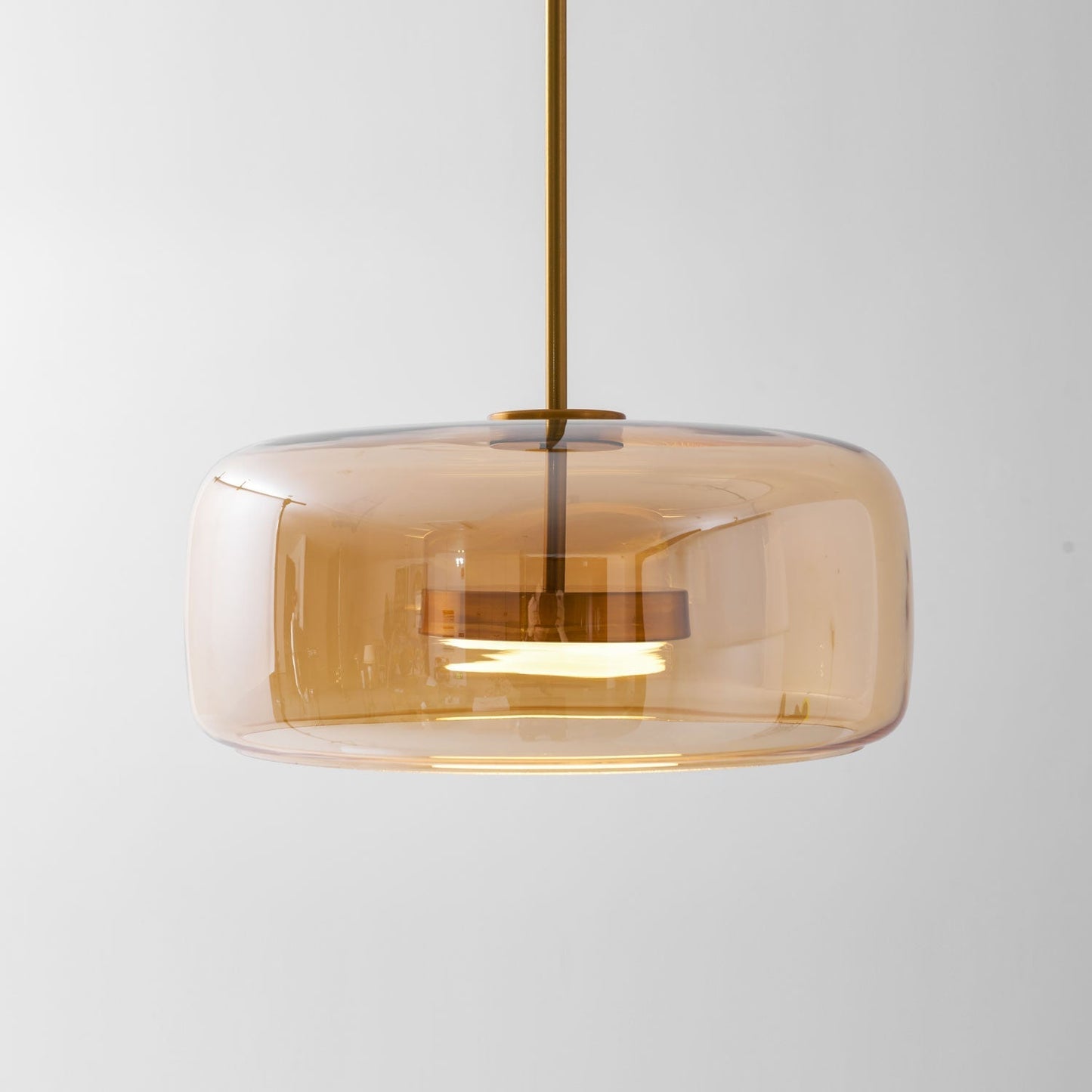 Orionth | Geometrische Sculpturale Handgeblazen Glazen Bol Hanglamp