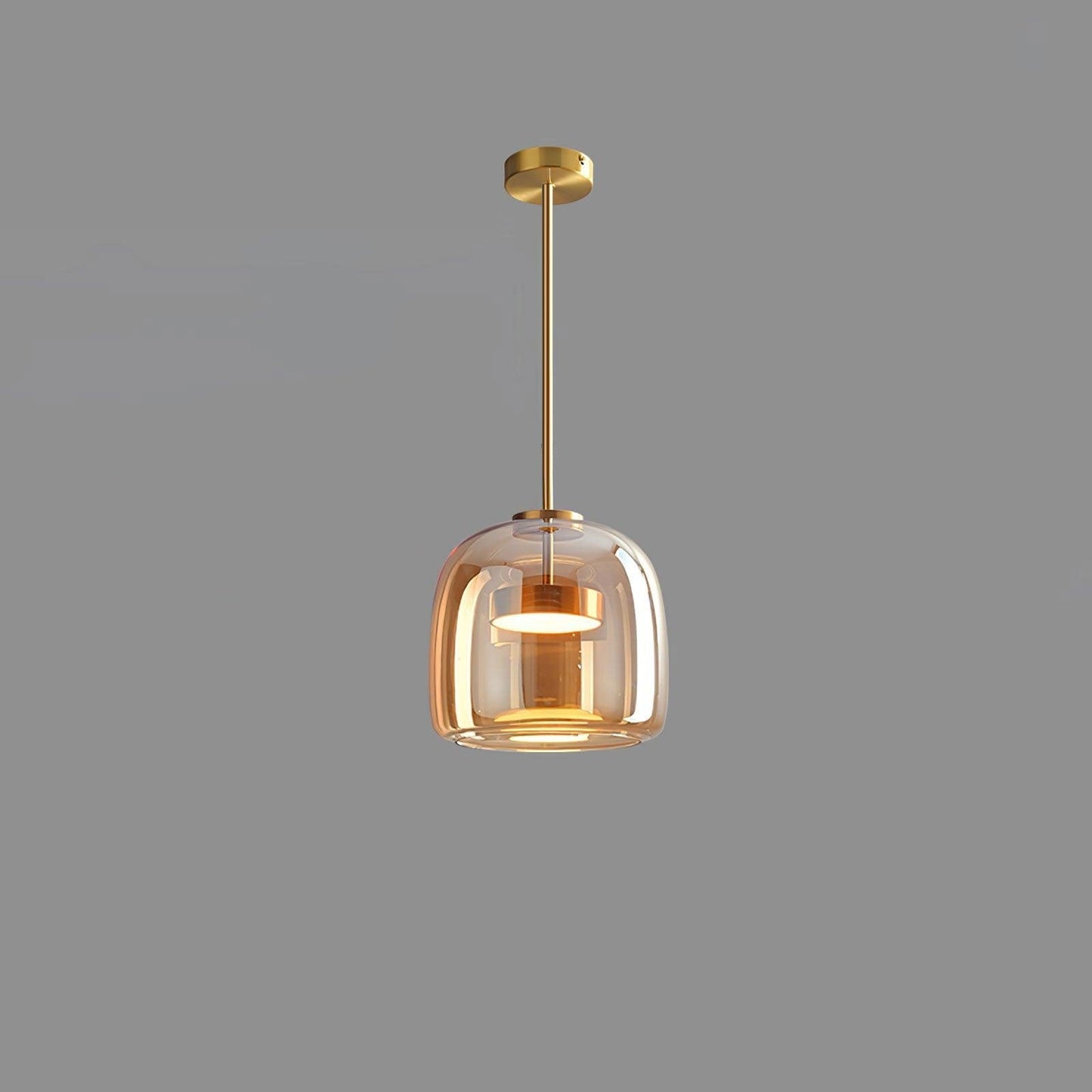 Orionth | Geometrische Sculpturale Handgeblazen Glazen Bol Hanglamp
