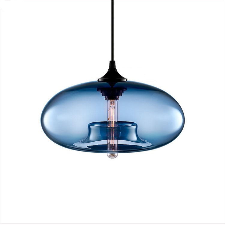 Aerisue | Noordse Glas Vaasje Silhouet Hanglamp