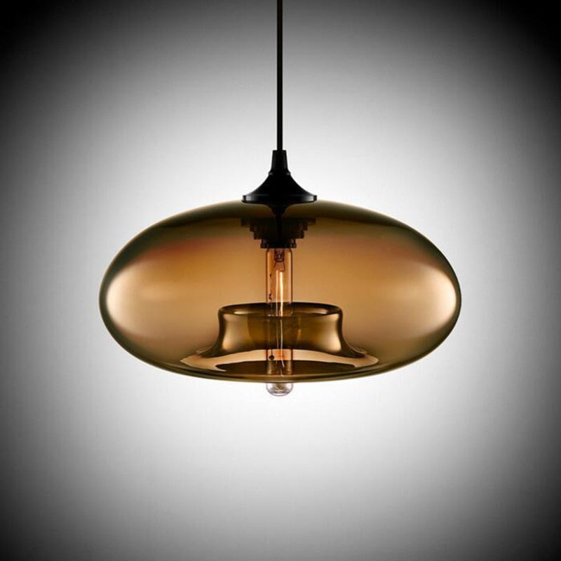 Aerisue | Noordse Glas Vaasje Silhouet Hanglamp