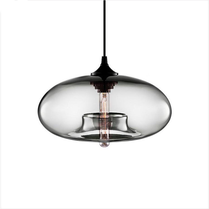 Aerisue | Noordse Glas Vaasje Silhouet Hanglamp
