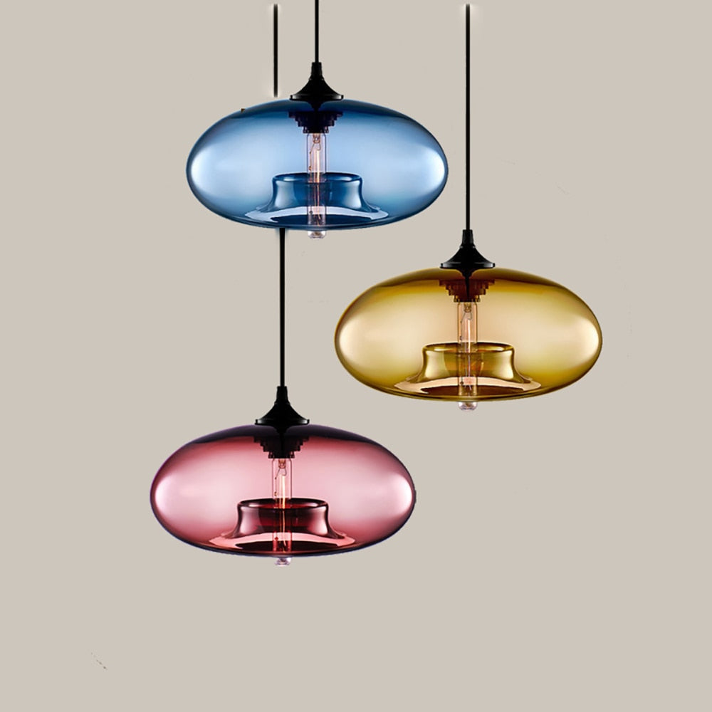 Aerisue | Noordse Glas Vaasje Silhouet Hanglamp