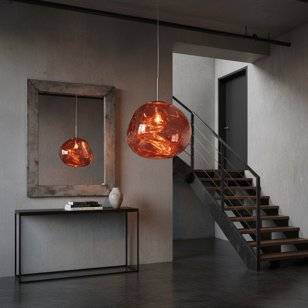 Kryntoch | Sculpturale Vloeiende Golf Sfeervolle Druppel Hanglamp