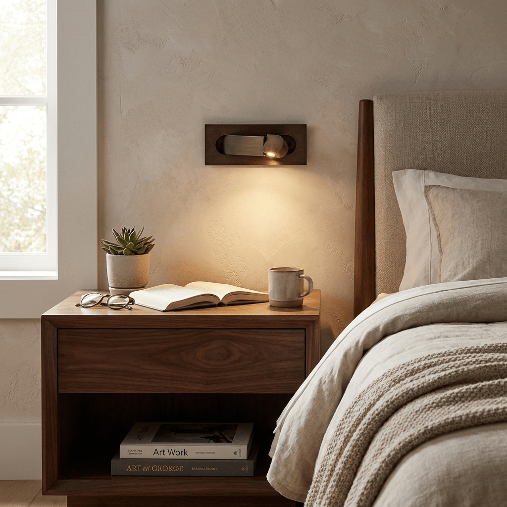 Solveinda | Lineaire Pop-Out Verstelbare Bedlees Wandlamp