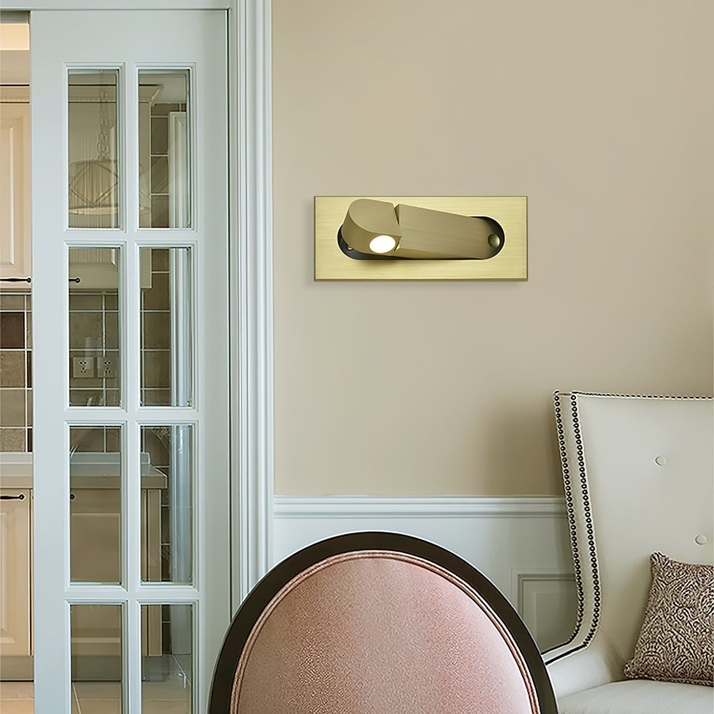 Alsvik | Minimalistische Draaibare Balk Geïntegreerde Lees Wandlamp