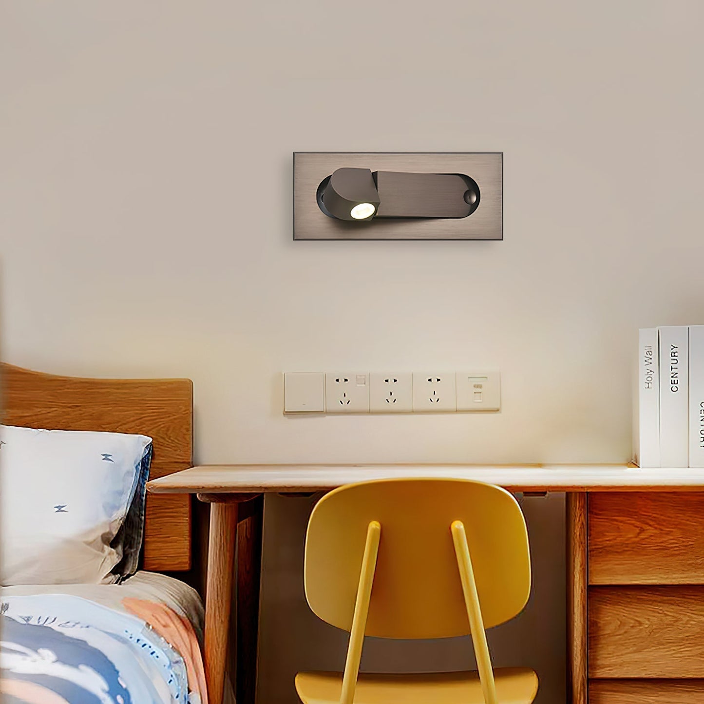Solveinda | Lineaire Pop-Out Verstelbare Bedlees Wandlamp