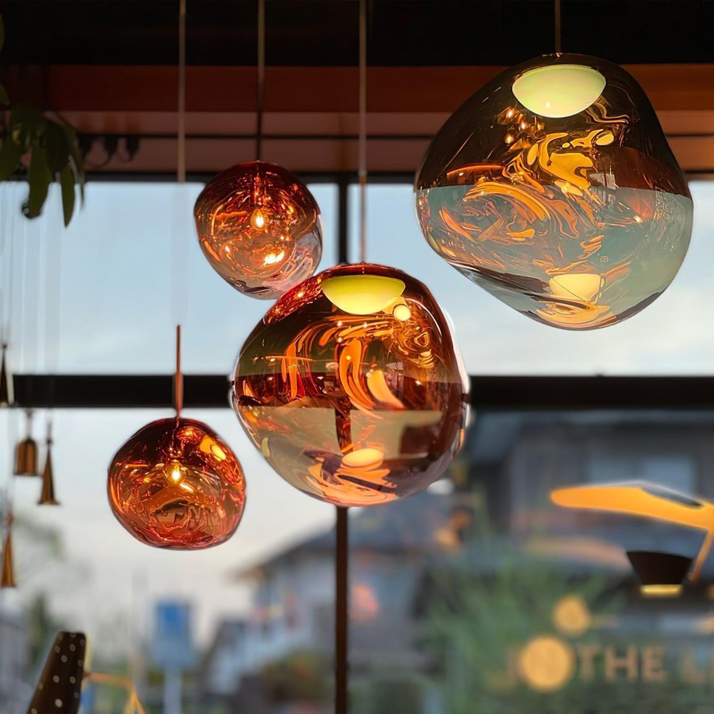 Kryntoch | Sculpturale Vloeiende Golf Sfeervolle Druppel Hanglamp