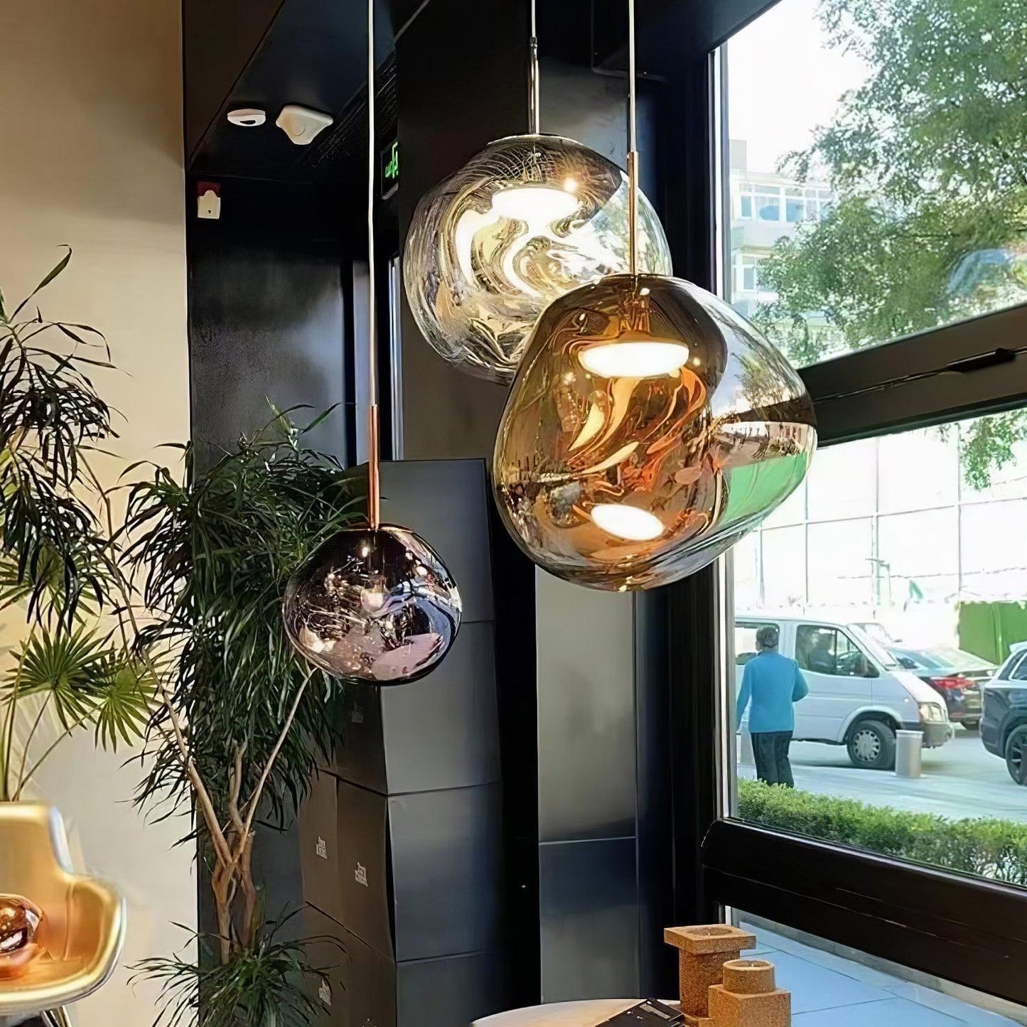 Kryntoch | Sculpturale Vloeiende Golf Sfeervolle Druppel Hanglamp