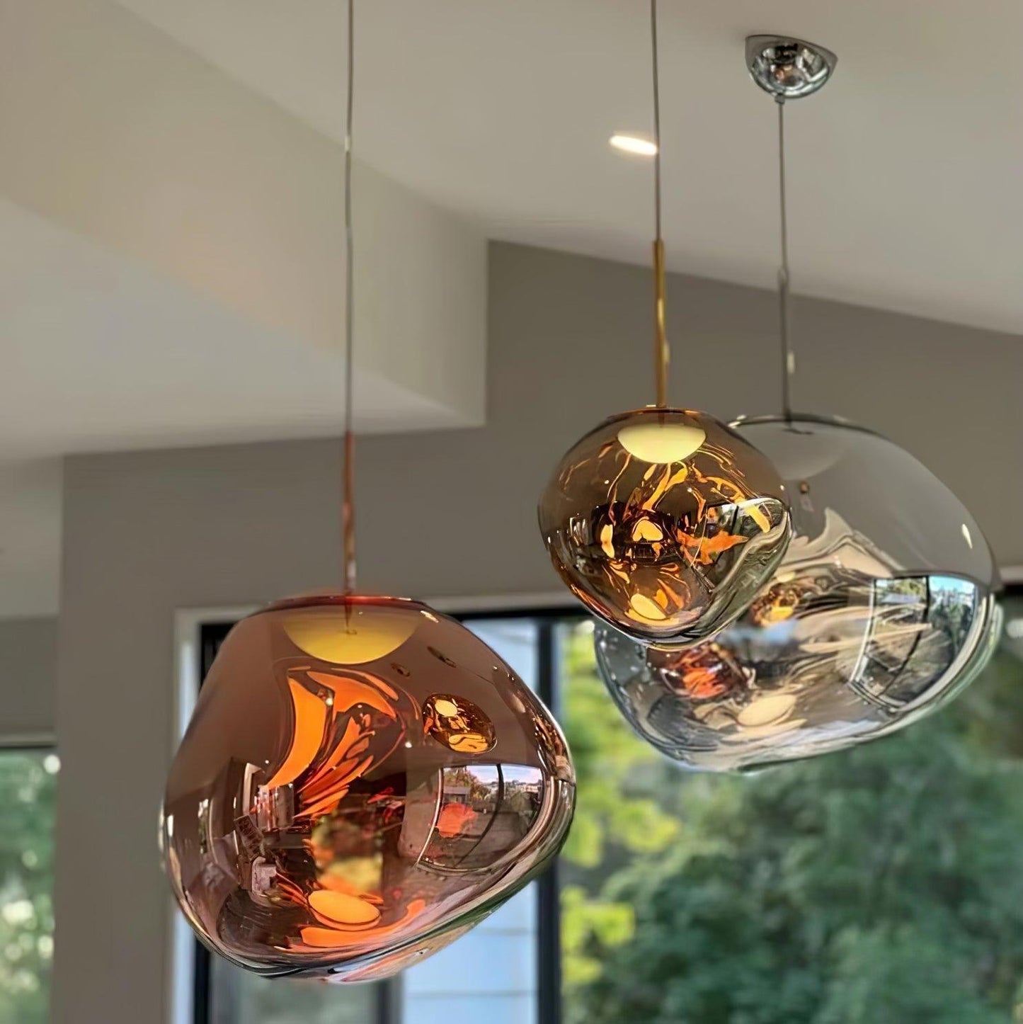 Kryntoch | Sculpturale Vloeiende Golf Sfeervolle Druppel Hanglamp