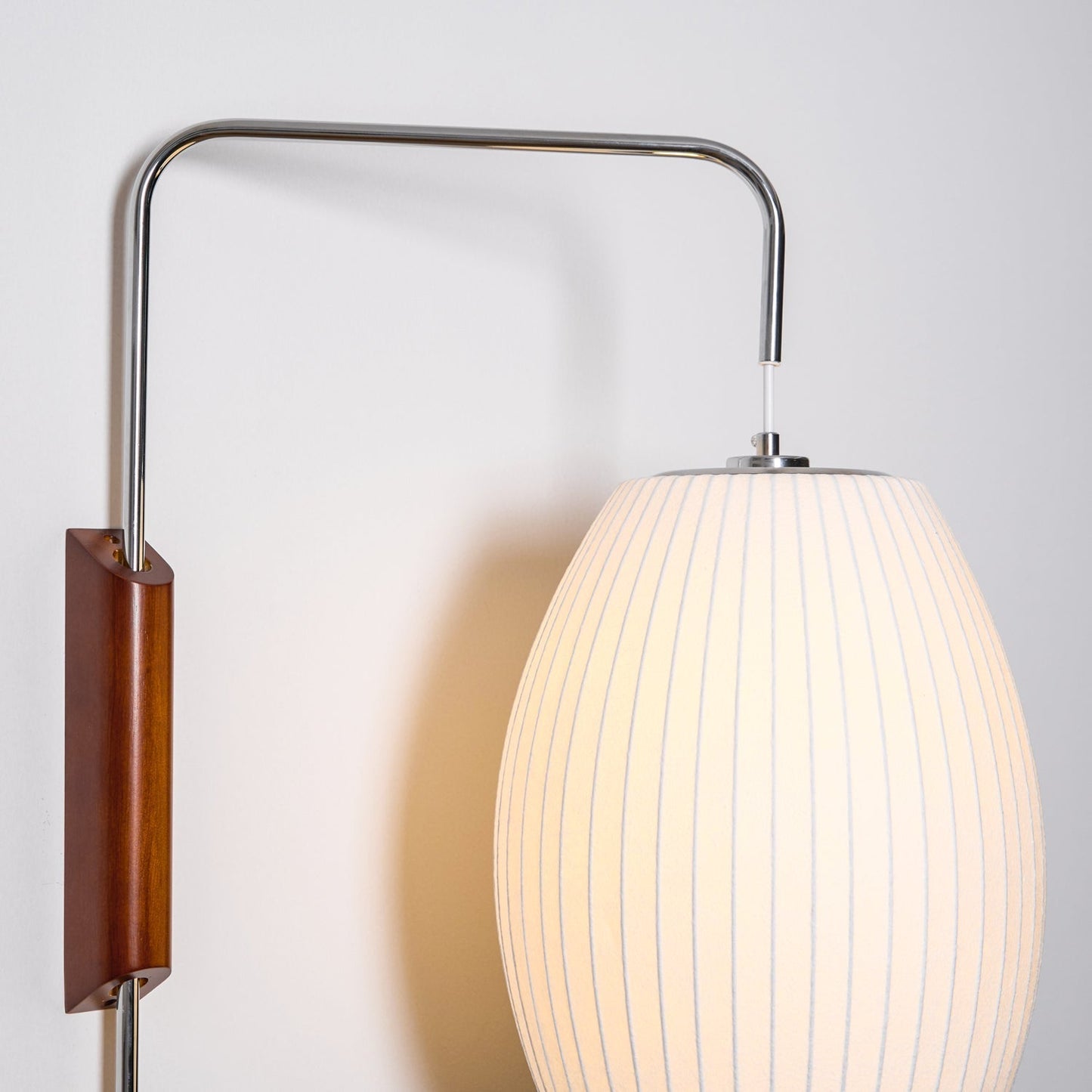 Kyntaroc | Retro Geribbelde Silhouet Zwevende Bol Wandlamp