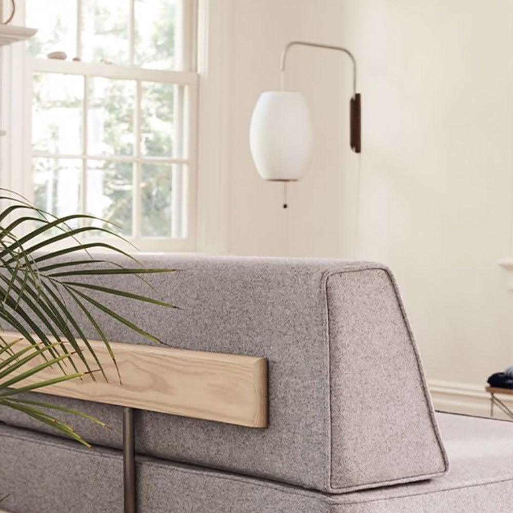Kyntaroc | Retro Geribbelde Silhouet Zwevende Bol Wandlamp
