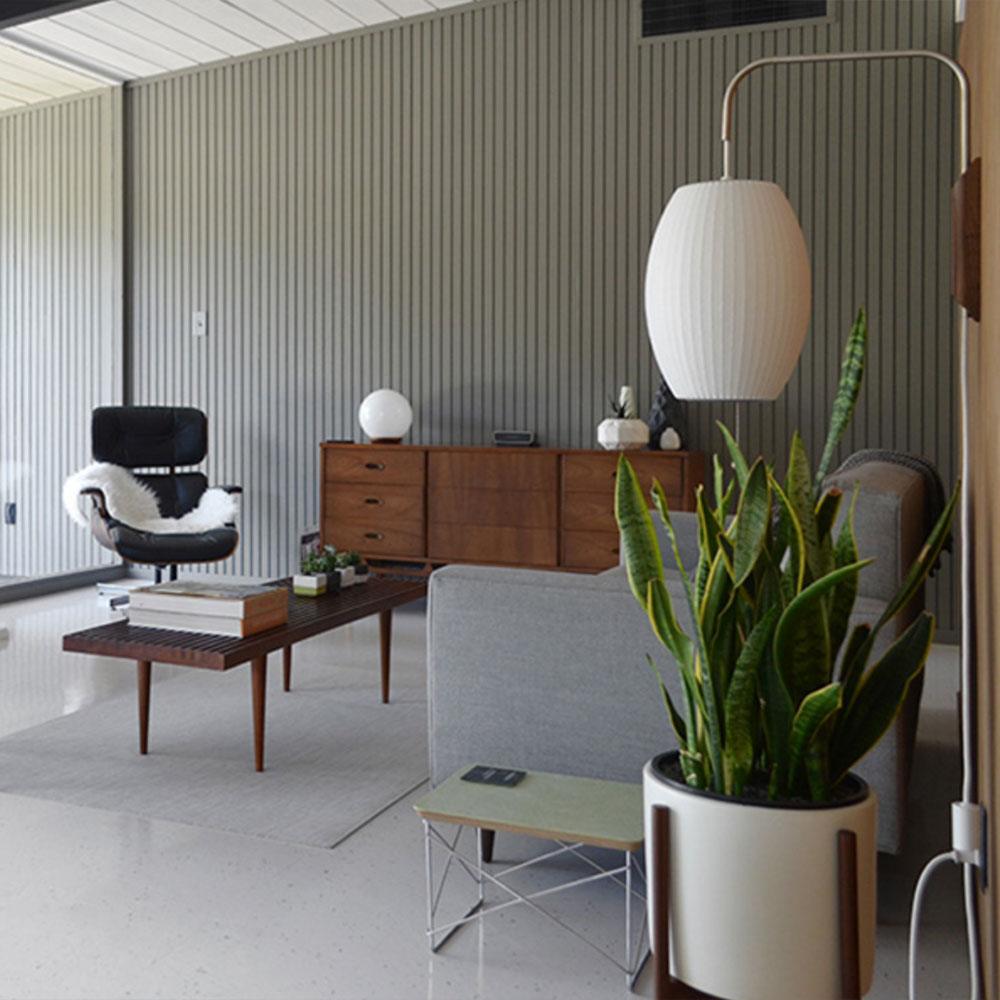 Kyntaroc | Retro Geribbelde Silhouet Zwevende Bol Wandlamp