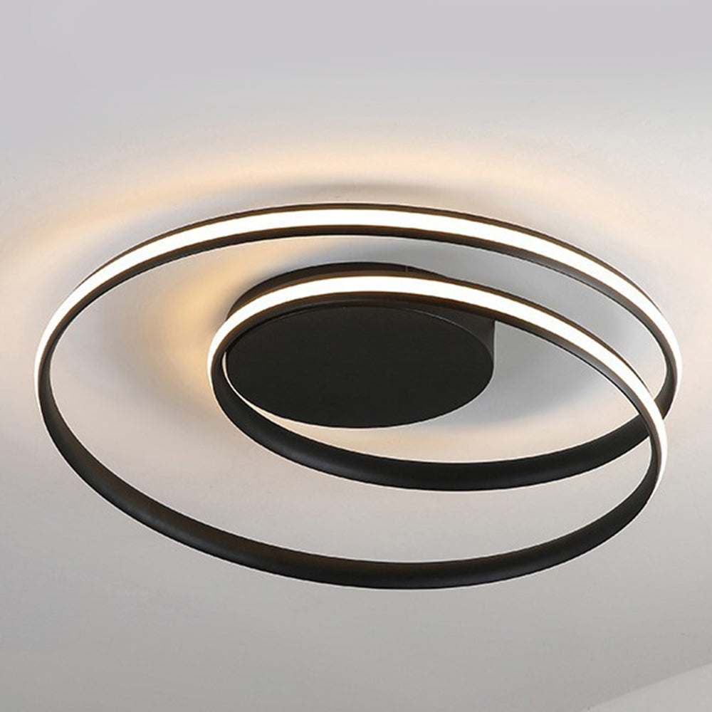 Spira | Strakke Minimalistische Spiraalring Plafondlamp