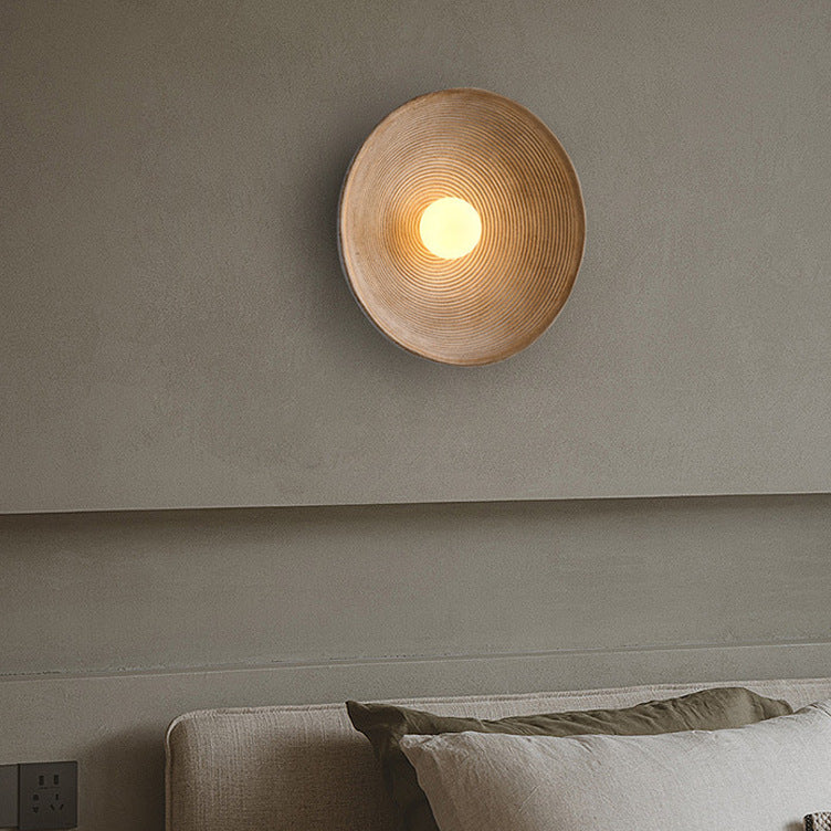 Yugen | Minimalistische Japanse Stijl Textuur Kom Wandlamp