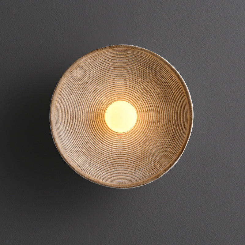 Yugen | Minimalistische Japanse Stijl Textuur Kom Wandlamp