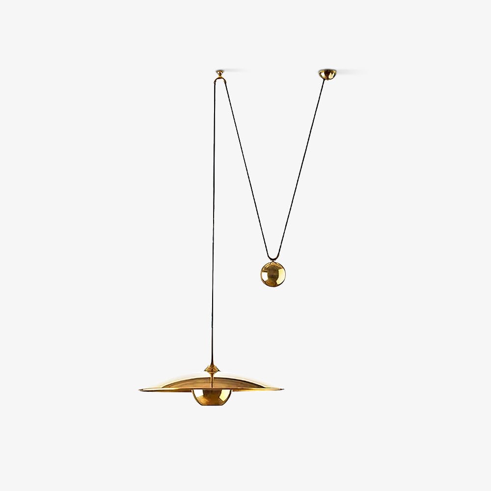 Zandorox | Koepel mid-century contragewicht hanglamp