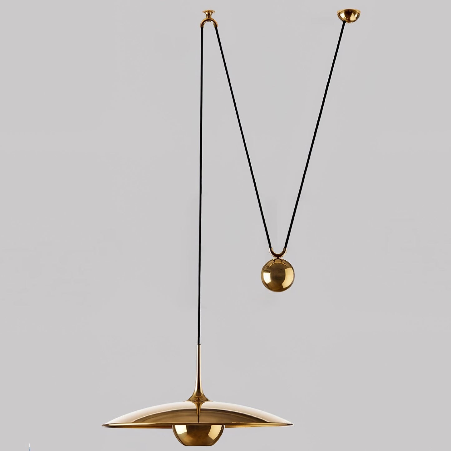 Zandorox | Koepel mid-century contragewicht hanglamp