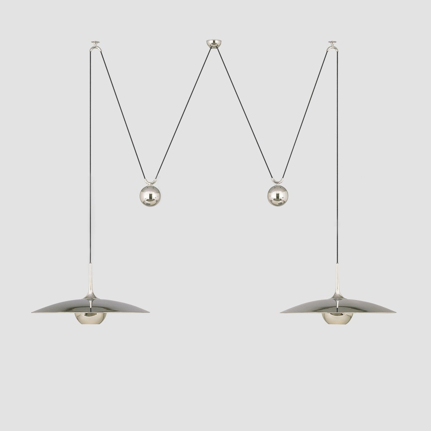 Zandorox | Koepel mid-century contragewicht hanglamp